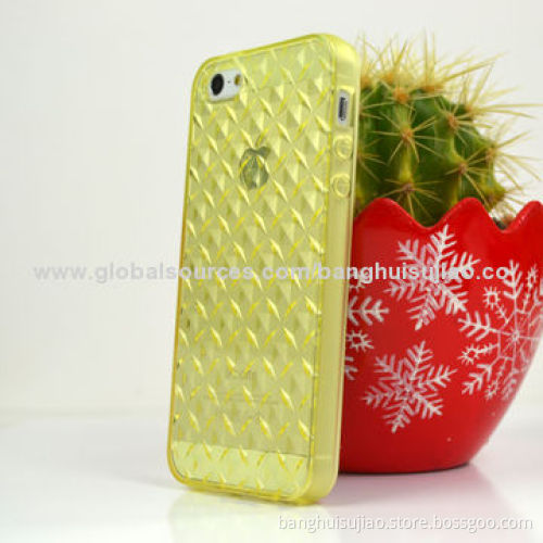 High transparent silk type TPU case for iPhone